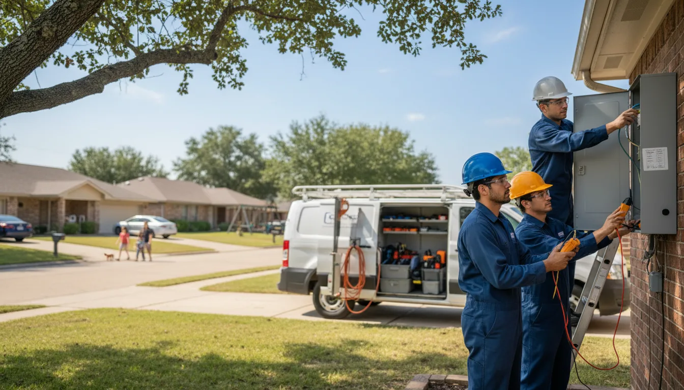 Certified electrician providing emergency electrical services in Orangeville, IL